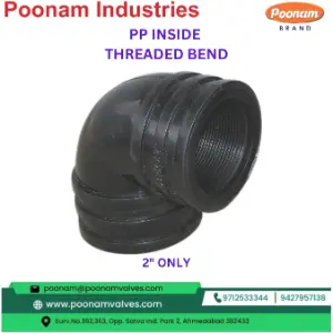 PP Hose Pipe Bend Threaded